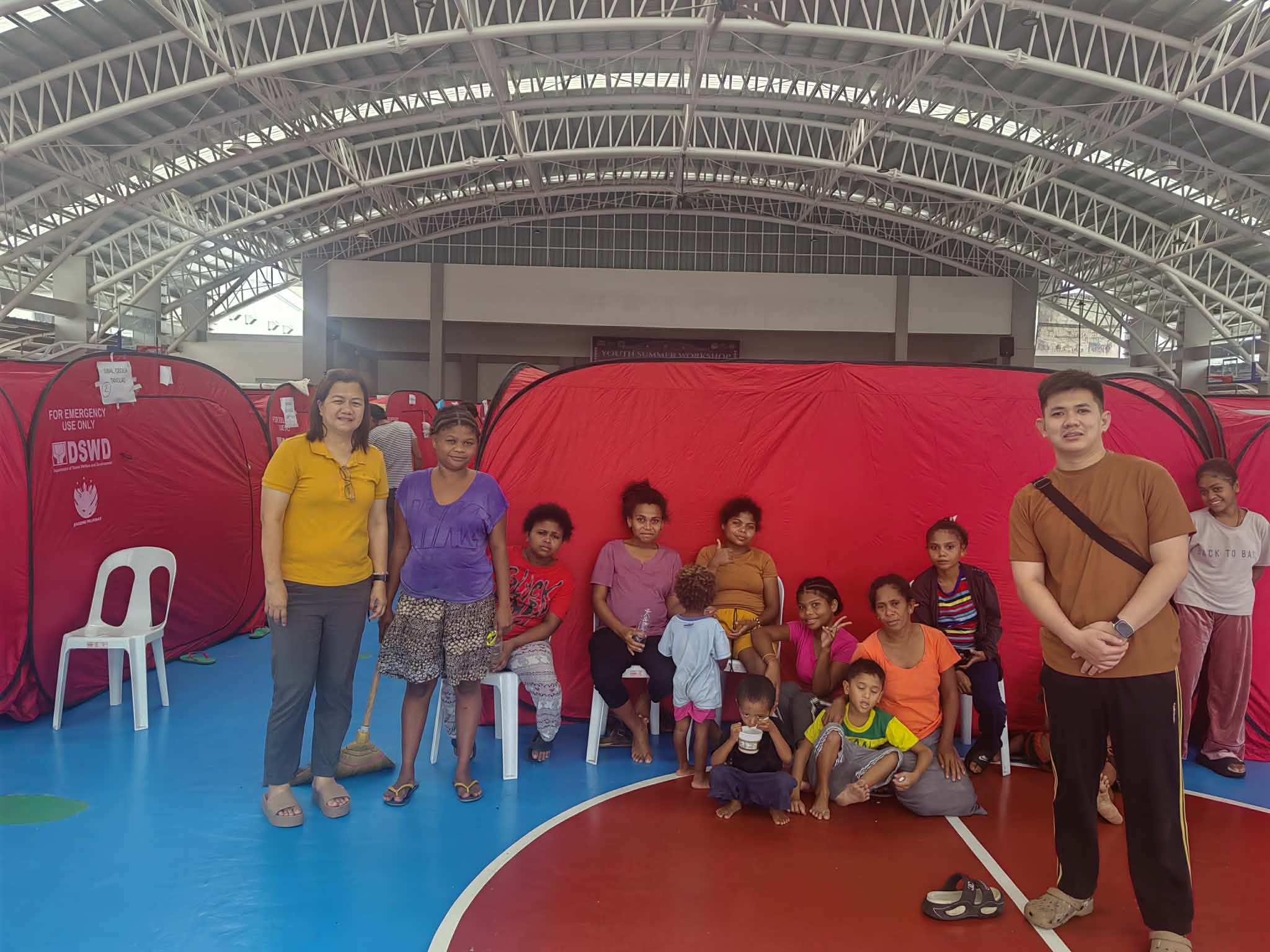 75 FOOD PACKS REACHED PORAC. THAT MAKES 275 FAMILIES.